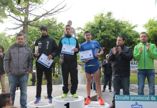 O ordense David Santos Domínguez e a aresá Paula Mayobre González gañan a IV Carreira Pedestre de Frades